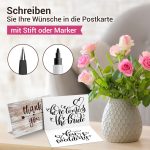Dankeskarten 30 Pack Thank you Karten für Hochzeit Geburtstag Party Abschluss