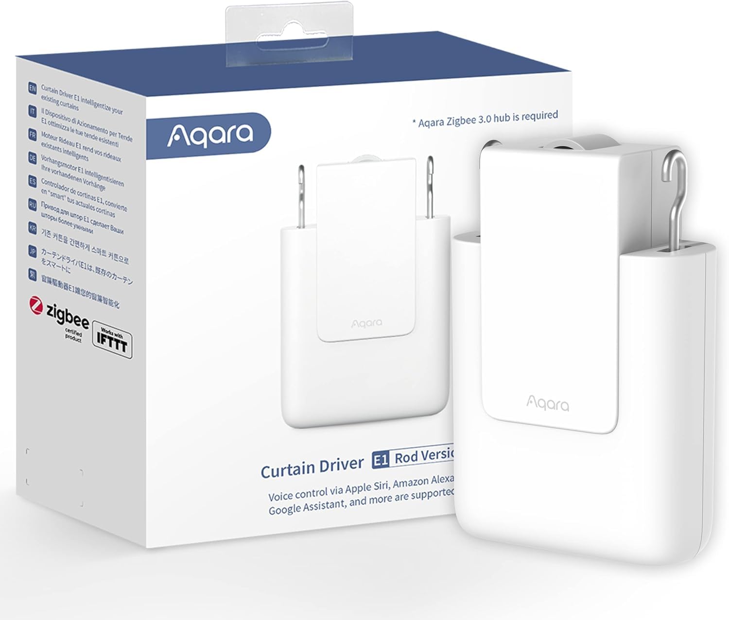 619hdn2Fv-L.jpg Aqara Smarter Gardinenmotor E1 Schienen-Version elektrisch HomeKit Alexa – Bild 1