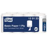 Tork 120123 Standard Papierwischtuecher M1 Mini Innenabrollung 11x120m – Bild 2