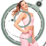 Smart Hula Hoop Reifen 60-115 cm 10 bis 16 Glieder grün mit Zähler
