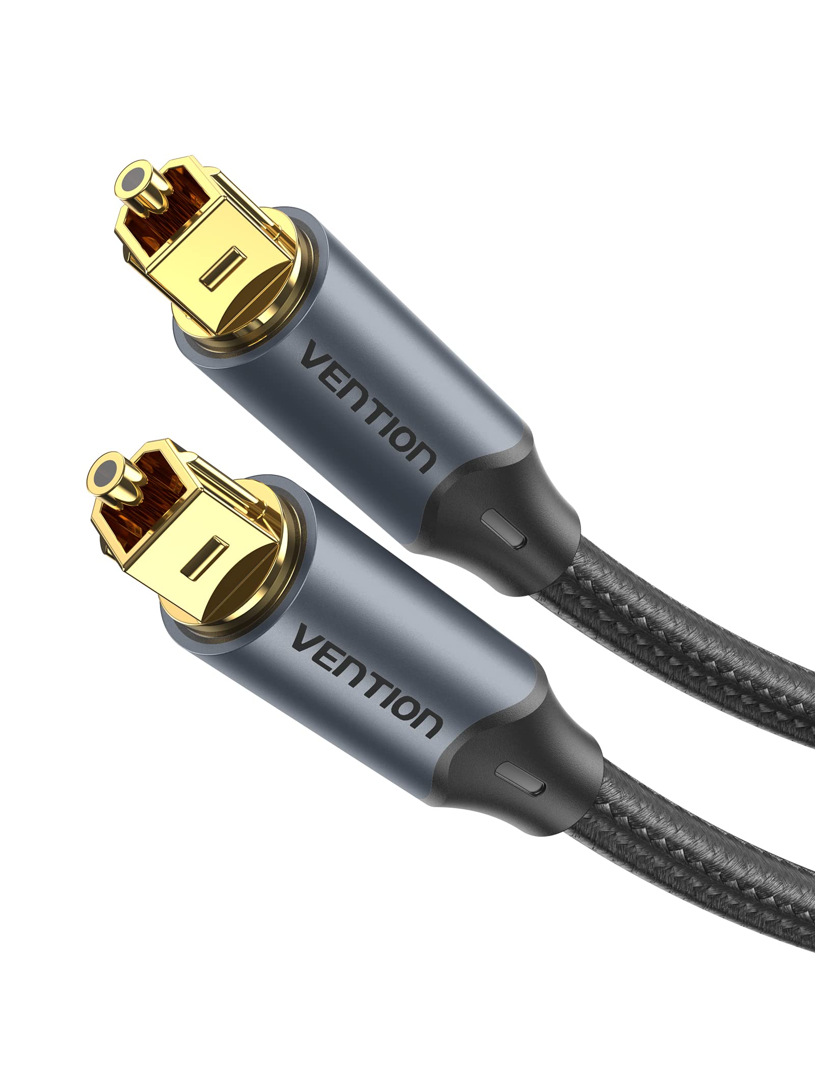 7148HjCyM4L.jpg Vention Optisches Audiokabel 1 m Toslink S/PDIF Lichtleiterkabel Schwarz – Bild 1