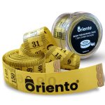 Oriento 3er Set Maßband Körper 150cm 60 Zoll flexibel Schneidermaßband Gelb