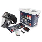 JSP POWERCAP ACTIVE IP Atemschutzmaske mit Gebläse Visier 8h Akku EN12941 – Bild 2