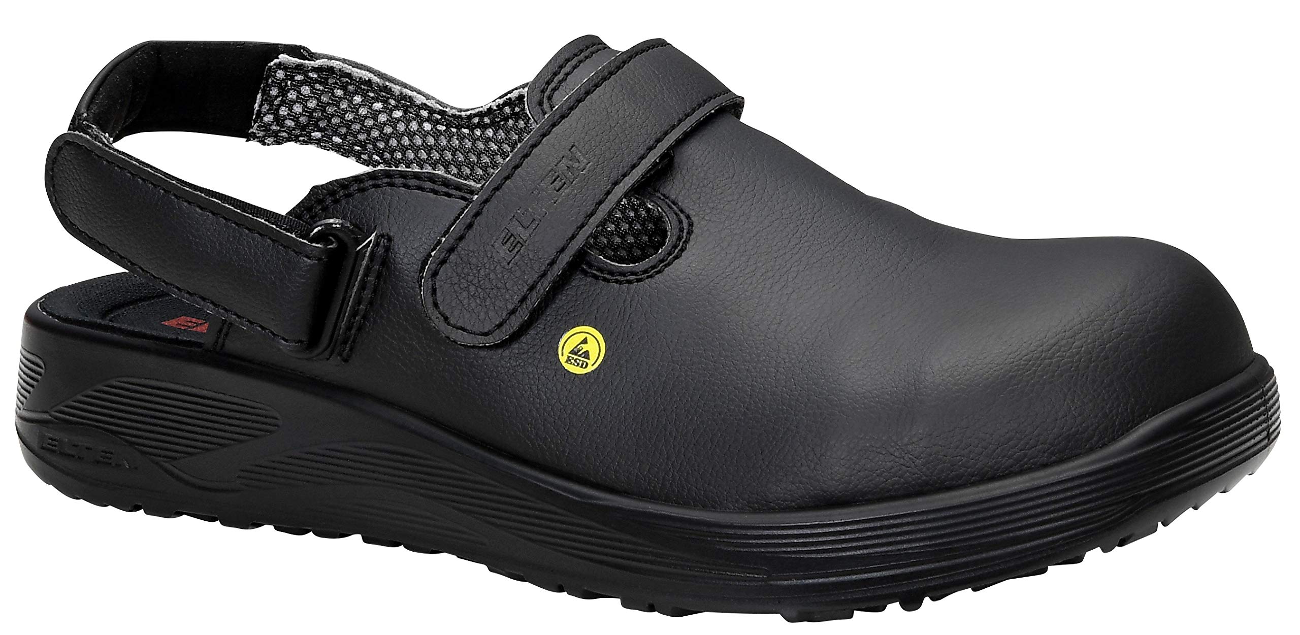 81ZjLvvsNXL.jpg ELTEN Michel Black ESD SB Sicherheitsclog Gr. 42 Stahlkappe schwarz – Bild 1