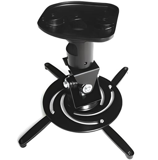 Beamer Projektor Deckenhalterung 360° drehbar – Aluminium schwarz