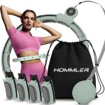 Smart Hula Hoop Reifen 60-115 cm 10 bis 16 Glieder grün mit Zähler