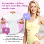 Smart Hula Hoop Reifen 60-115 cm 10 bis 16 Glieder grün mit Zähler