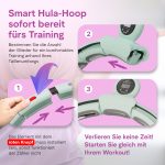 Smart Hula Hoop Reifen 60-115 cm 10 bis 16 Glieder grün mit Zähler