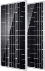 Topsolar Solarmodul-Kit 170W 12V mono mit 30A Laderegler Kabel Z-Halterungen
