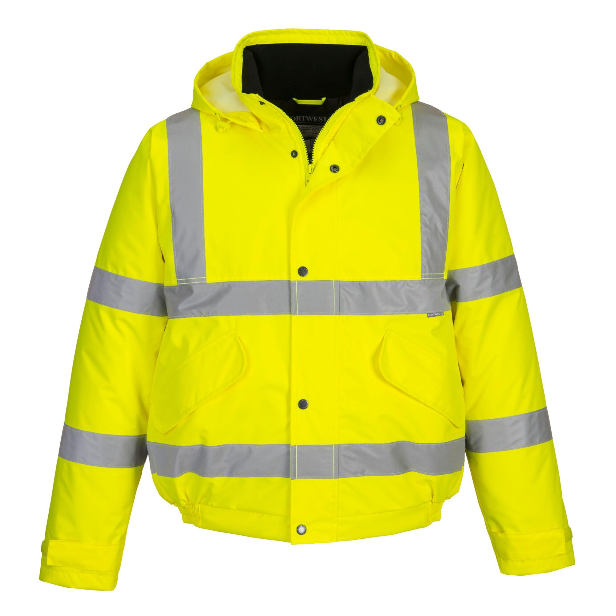 71hefacNWL.jpg Portwest US463 Warnschutz Bomberjacke Herren 8XL Gelb wasserdicht gefüttert – Bild 1