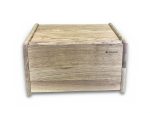 Zassenhaus Brotkasten Montana 40x30x18 cm massive Eiche Klappdeckel – Bild 2