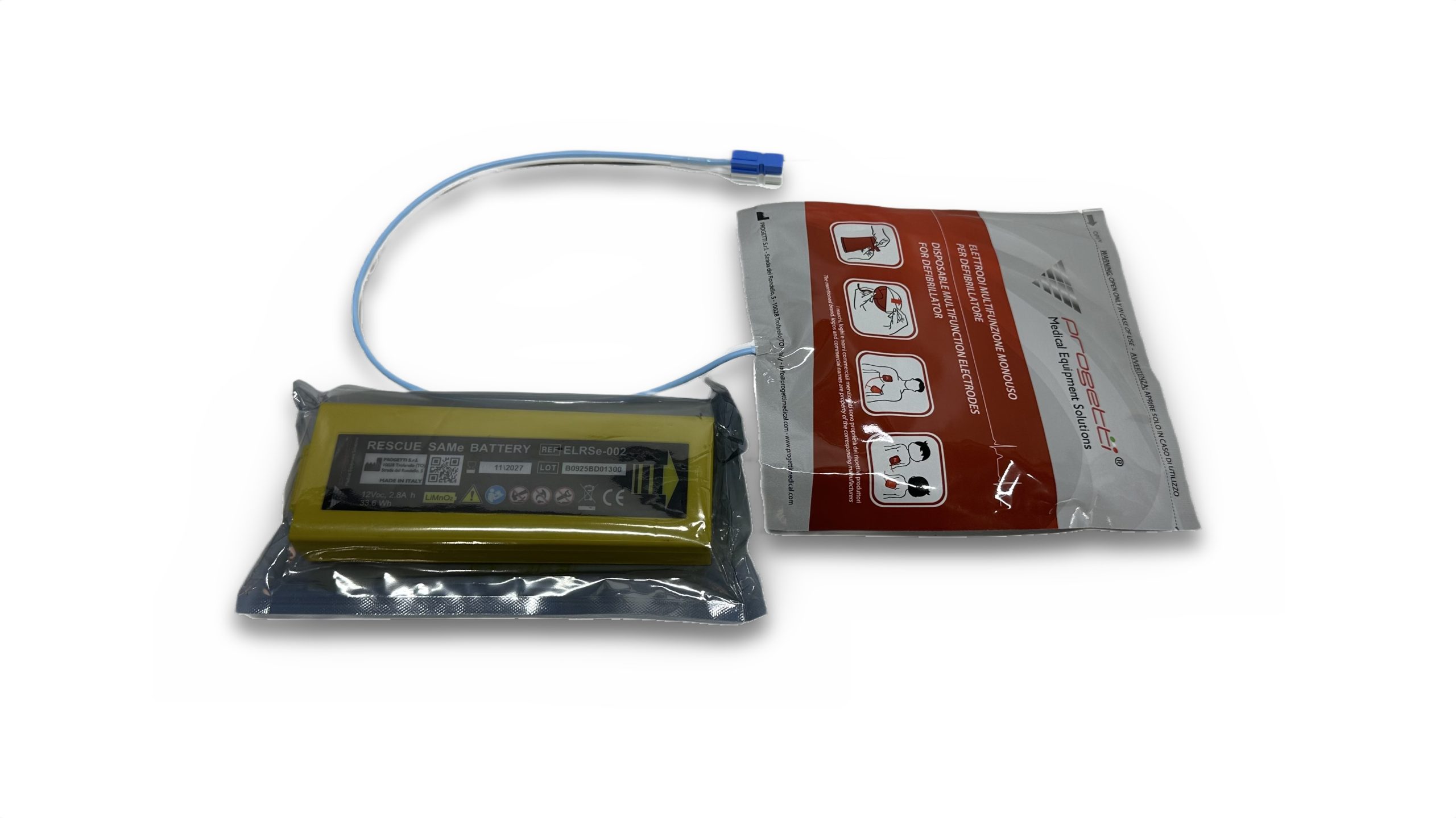 2026-09-232015-25-28_white.jpg Ersatzset Erwachsene Elektroden und Batterie für Rescue SAMe Defibrillator – Bild 1