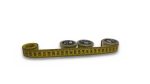Oriento 3er Set Maßband Körper 150cm 60 Zoll flexibel Schneidermaßband Gelb – Bild 2