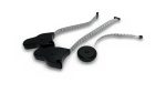 7 Sets Körpermaßband 3-teilig Teleskop-Maßband 150 cm schwarz mit Griff – Bild 3