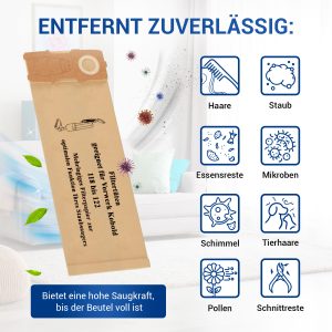 Filterbeutel 16 Stk und Duftstäbchen 20 Stk für Kobold VK 118 VK 119 VK 120 Staubsauger
