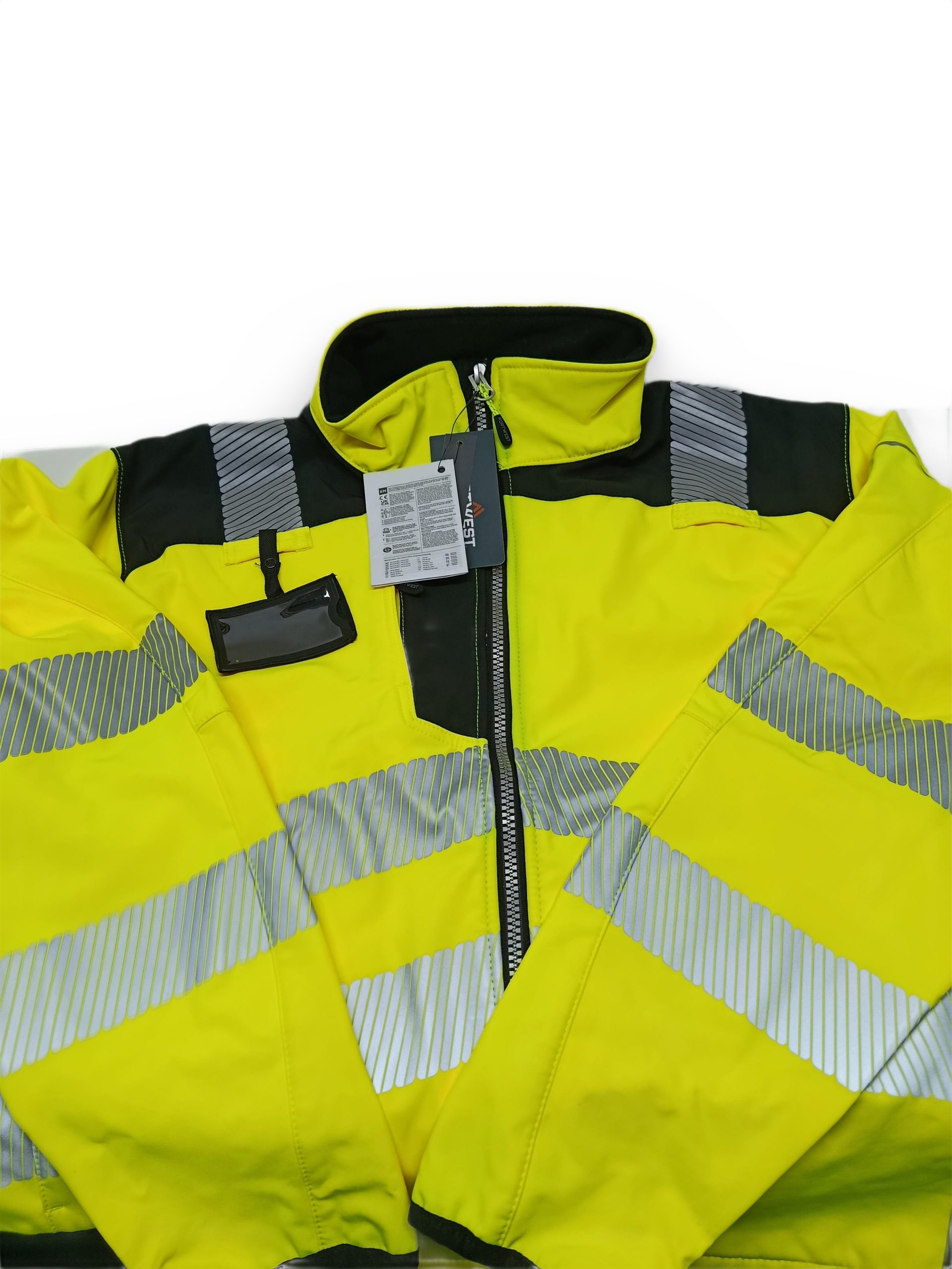 IMG_20260923_083338_white.jpg Portwest PW3 Reflektierende Softshelljacke 5XL Gelb Marineblau T402YNRL – Bild 1