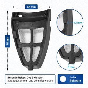 Kalkfilter 2 Stk passend wie WMF US-7235003927 Feinsieb für Wasserkocher