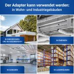 Adapter 125/150erØ und Schelle 110-130mmØ + Klemme 140-160mmØ für Dunstabzugshaube