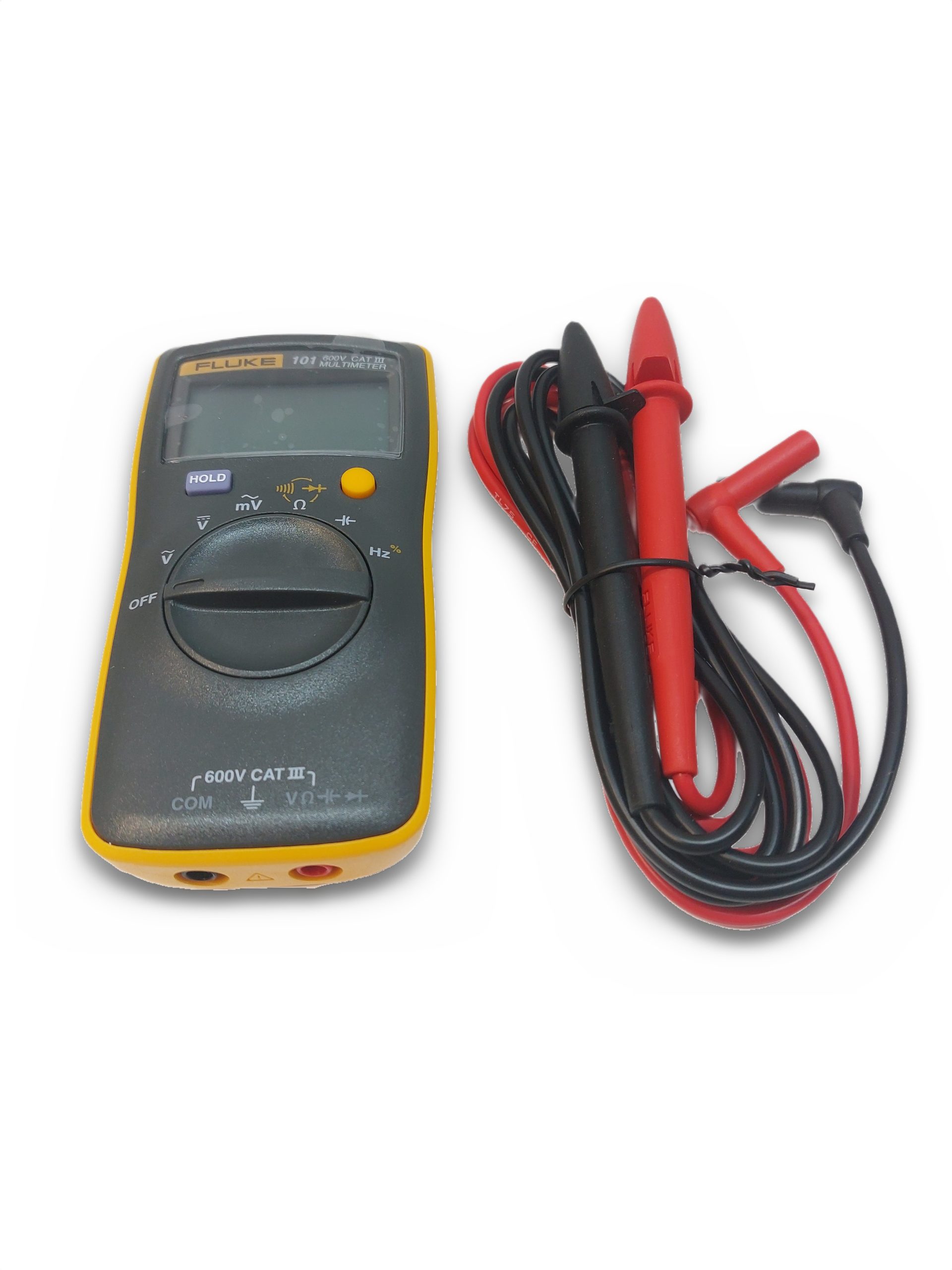 20261007_143411_white.jpg Fluke 101 Digital Multimeter Taschenformat CAT III 600 V – Bild 1