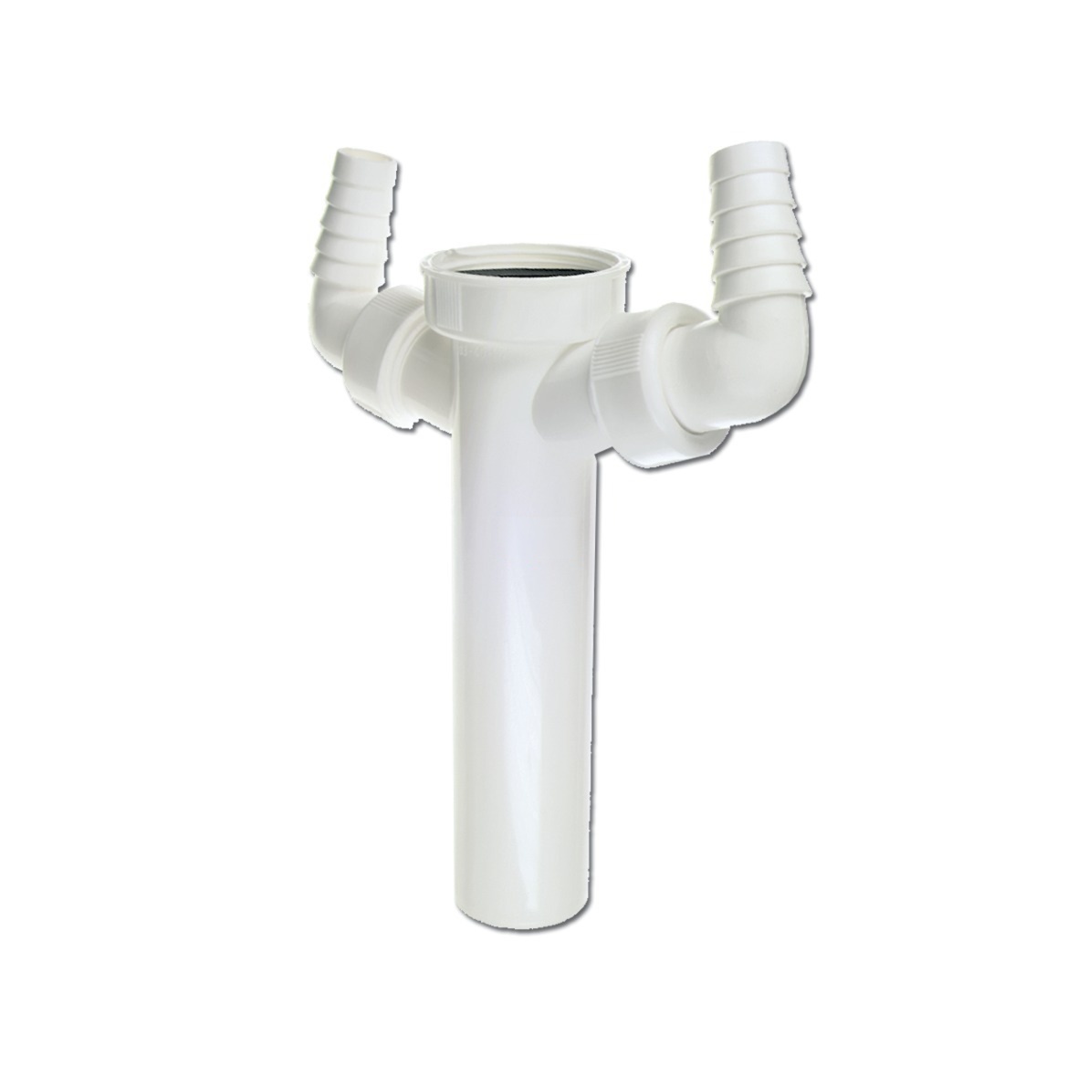 Verstellrohr 1 1/2"x40mmØ mit 2 Geräteanschlüssen für Spülmaschine Verstellrohr 1 1/2"x40mmØ mit 2 Geräteanschlüssen für Spülmaschine