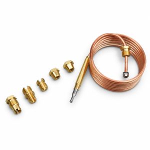 Thermoelement Universal 1500mm mit Adaptern Zündsicherung für Gasherd
