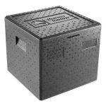 Thermohauser EPP Thermobox Pizza 37,5 L Schwarz 41x41x36 cm Lieferservice