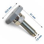 Standfuß LG AFC72755401 Stellfuß für Waschmaschine