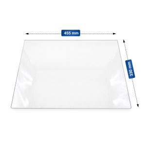 Glasplatte Liebherr 7271460 Glasboden 455x330mm für Kühlschrank