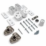 Türscharniersatz Candy 43013964 Scharnierkit für Waschmaschine