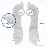 Seilzugführung passend wie Bosch 00623536 Zugseilhalter links rechts für Geschirrspüler