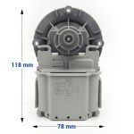 Ablaufpumpe passend wie Samsung DC31-00181A für Waschmaschine
