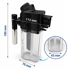 Milchbehälter DeLonghi AS00009731 Milchkaraffe für Kaffeemaschine