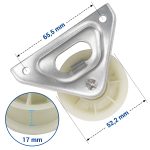 Spannrolle passend wie Indesit C00504520 Riemenspanner mit Halter für Trockner