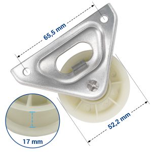 Spannrolle passend wie Indesit C00504520 Riemenspanner mit Halter für Trockner