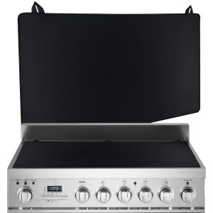 B-Ware Herdabdeckplatte Wasserdicht Antirutschbeschichtung 535x620mm Grau für Herd