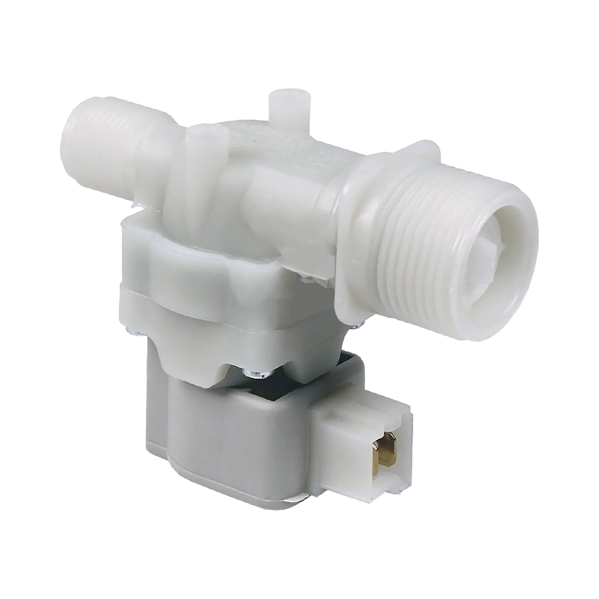 Magnetventil 1-fach 180° 16mmØ Universal für Waschmaschine Magnetventil 1-fach 180° 16mmØ Universal für Waschmaschine